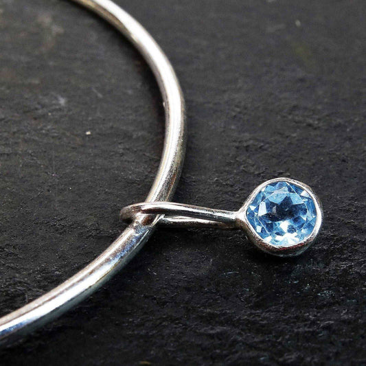 Topaz bangle - November birthstone | Bangles | Louella Jewellery