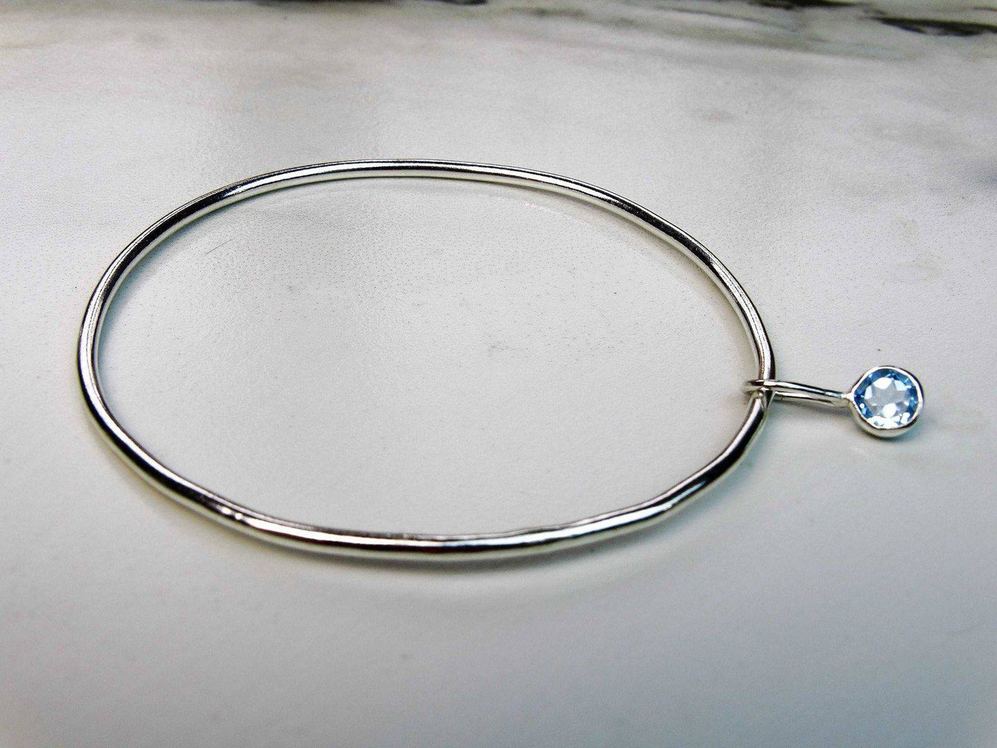 Topaz bangle - November birthstone | Bangles | Louella Jewellery