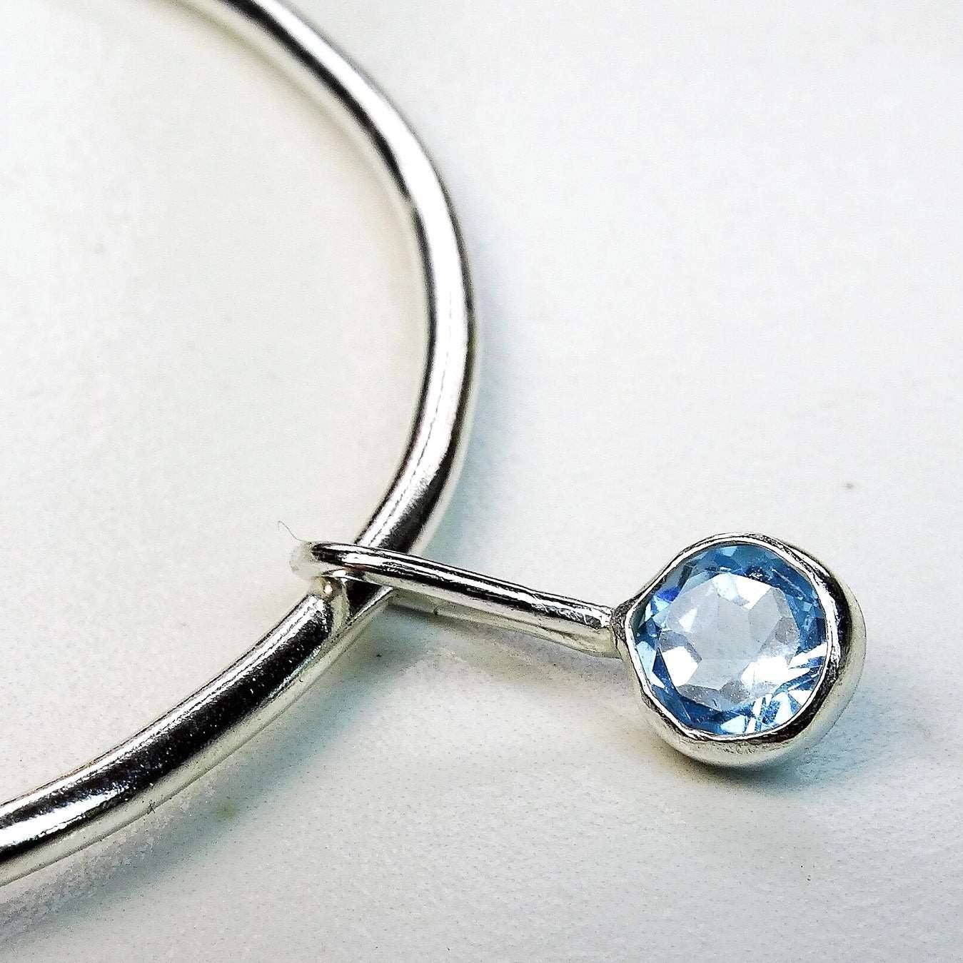 Topaz bangle - November birthstone | Bangles | Louella Jewellery