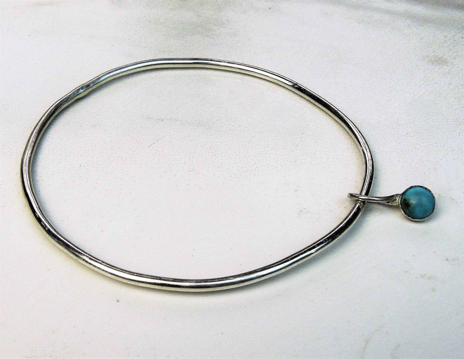 Turquoise bangle - December birthstone | Bangles | Louella Jewellery