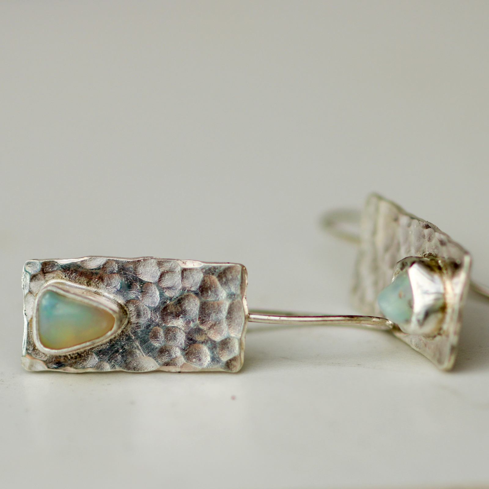 1PC Hot Sale Healing Reiki Raw Opal Stone Pendants Natural Opalite Mineral  Pendants Fit Jewelry Making